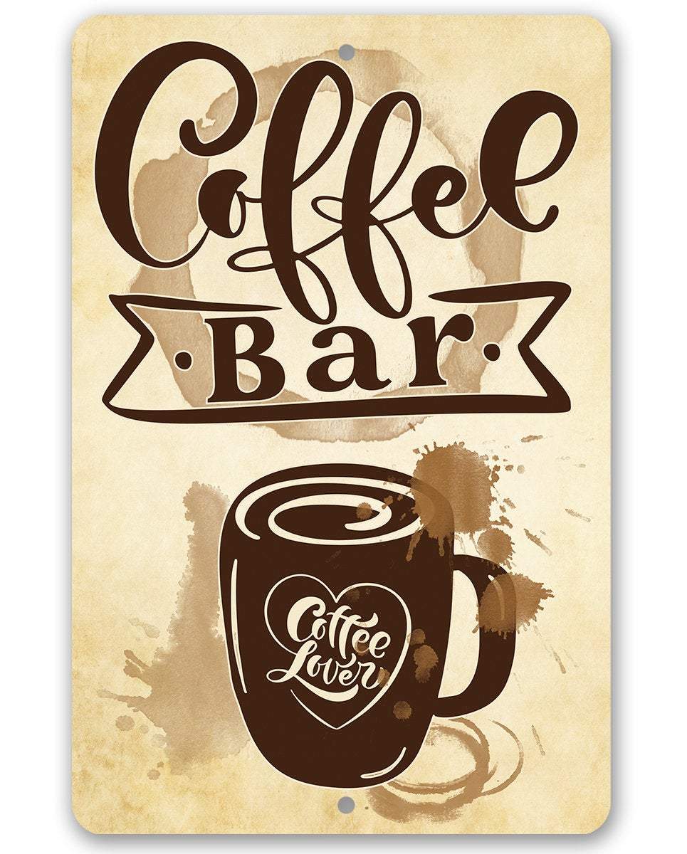 Coffee Bar Coffee Lover - Metal Sign