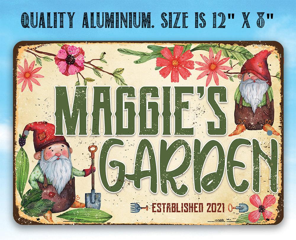 Personalized - Garden Sign - Metal Sign
