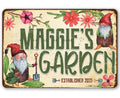 Personalized - Garden Sign - Metal Sign