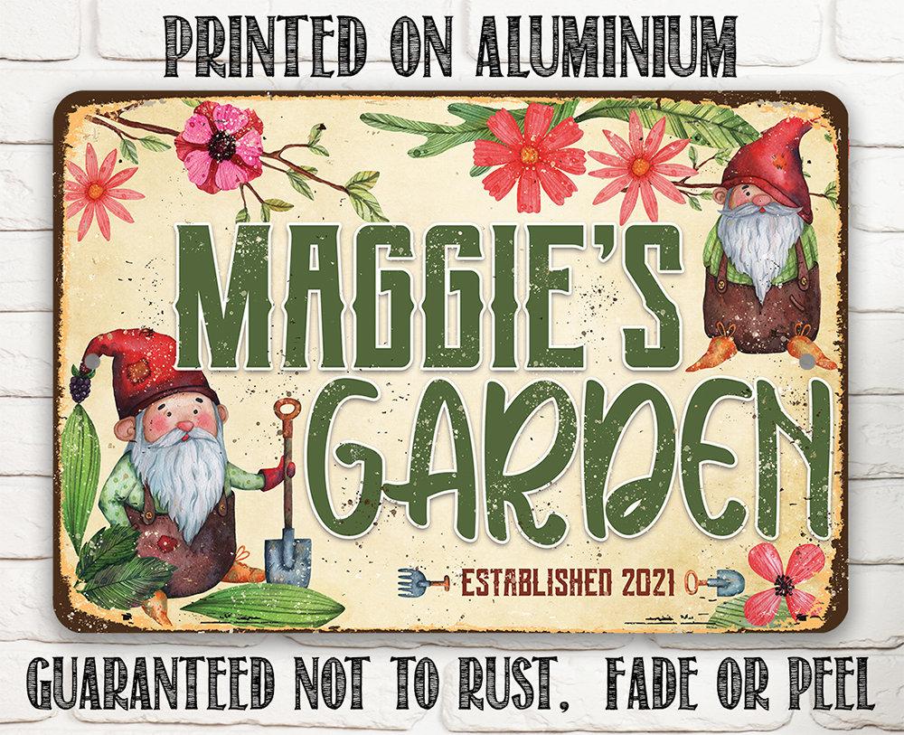 Personalized - Garden Sign - Metal Sign