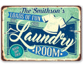 Personalized - The Laundry Room - Metal Sign