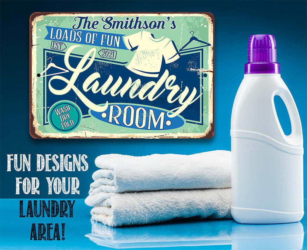 Personalized - The Laundry Room - Metal Sign