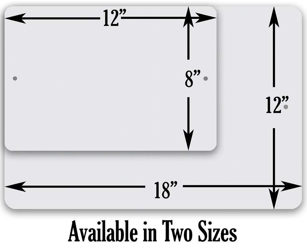 Warning Man Cave - Metal Sign