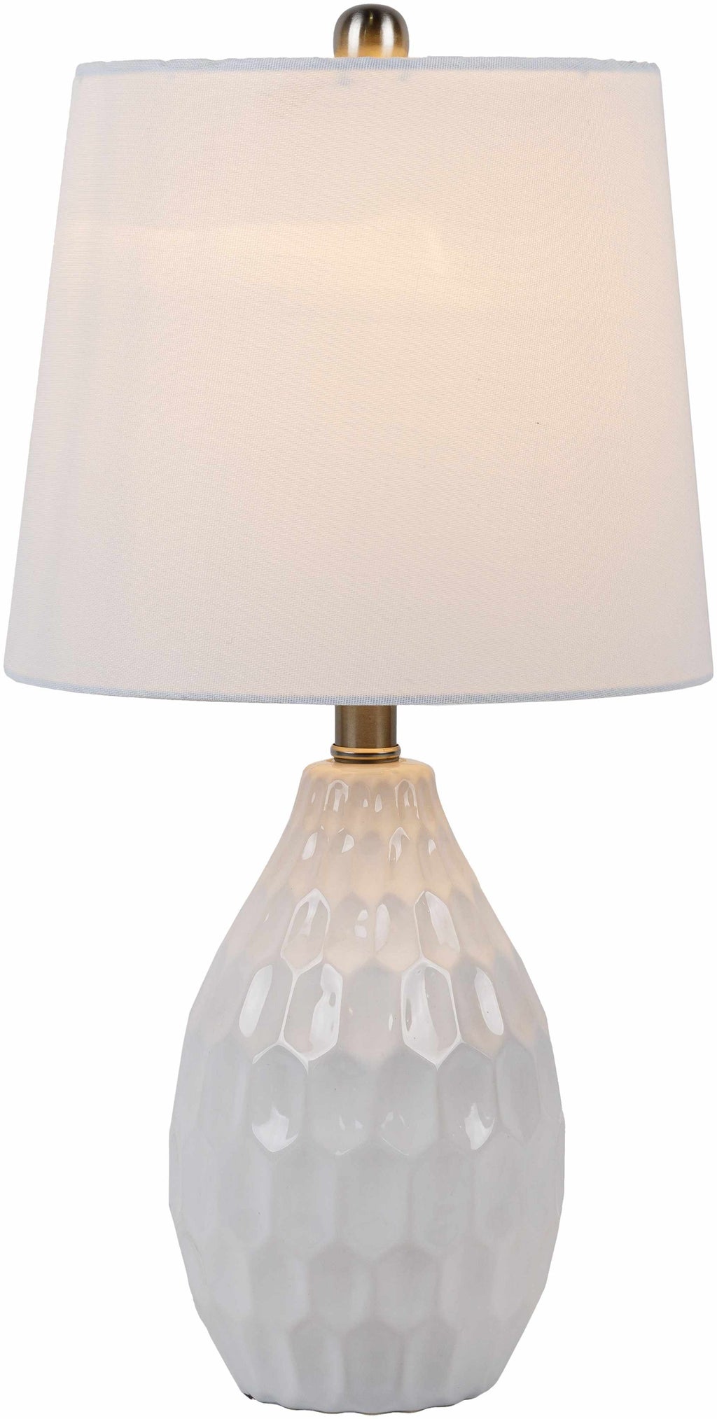 Taguig White Ceramic Table Lamp