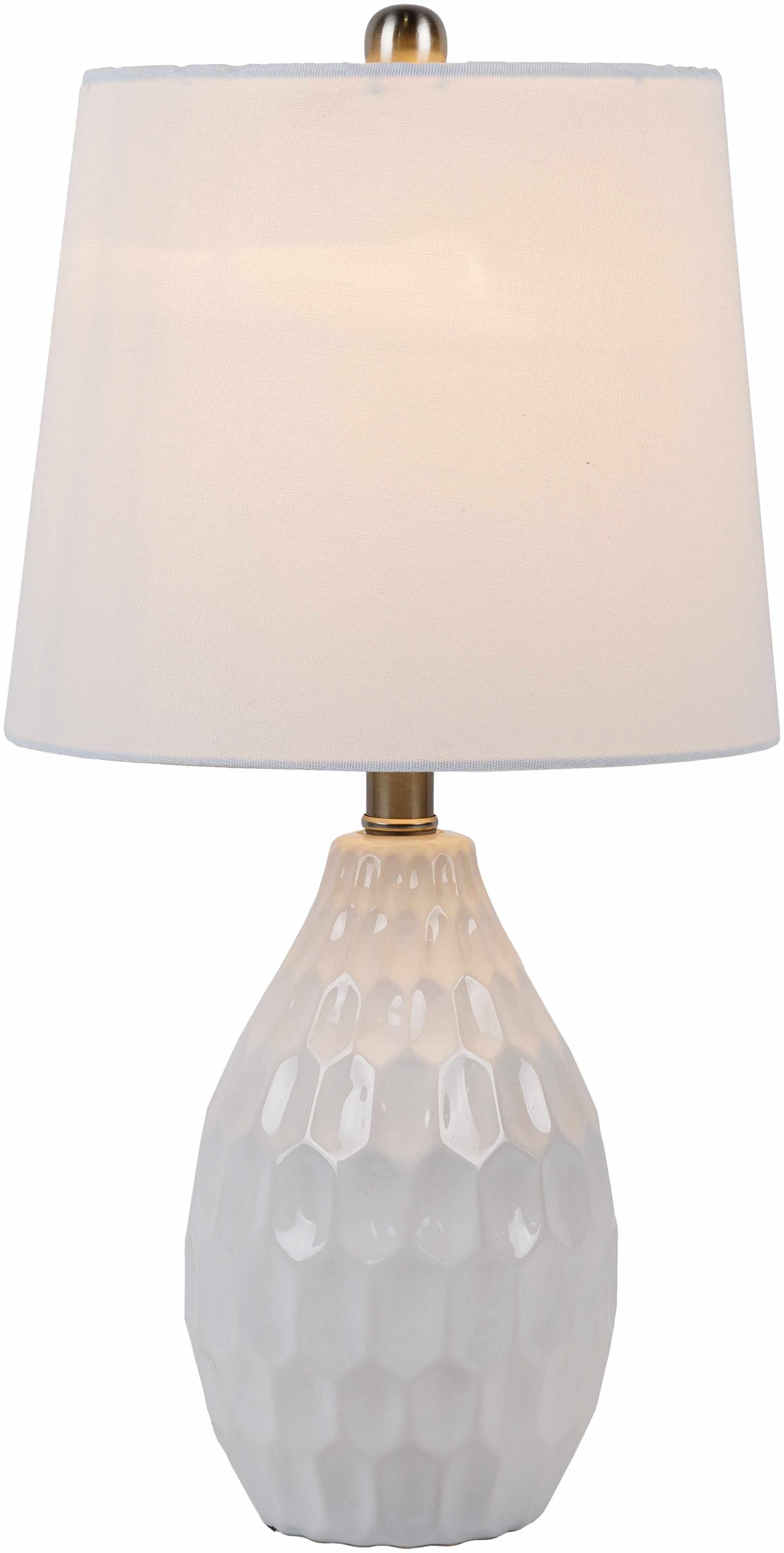 Taguig White Ceramic Table Lamp
