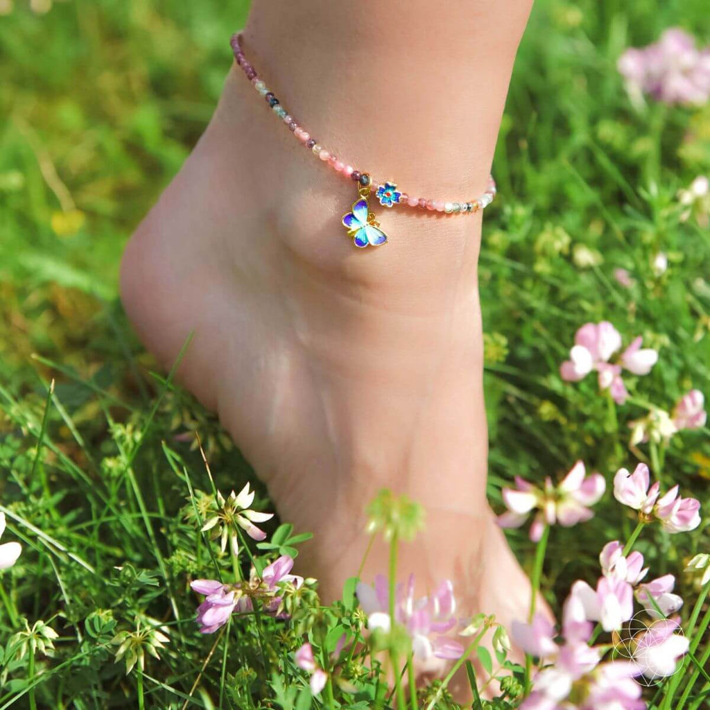 Tourmaline Anklet of Hope