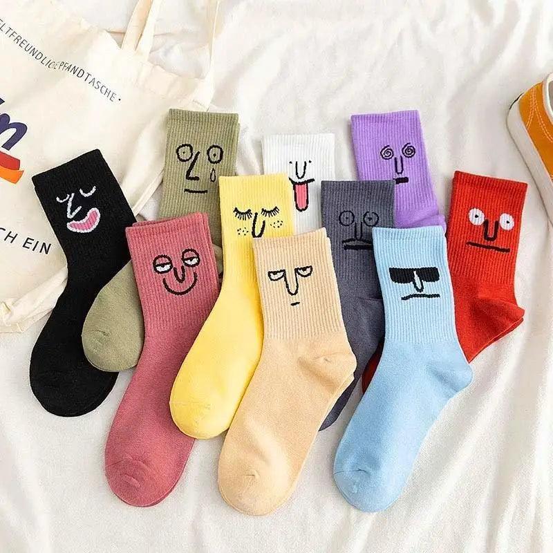 Trendy Women Candy Colors Casual Funny Socks Girl Socks Unisex Women Socks Stylish Socks Funny socks Cute Cool Colorful Cotton socks for Women and Men Cozy Gifts