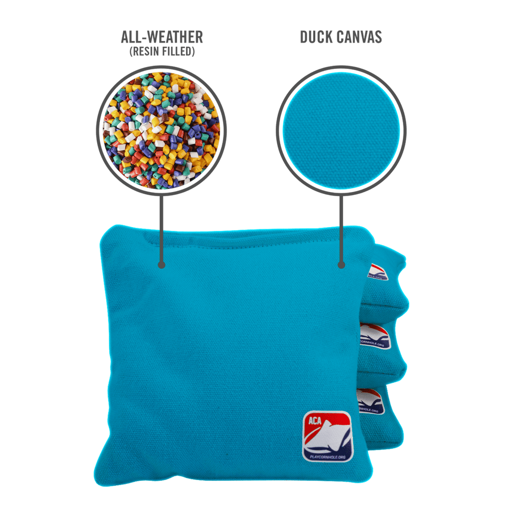 Turquoise Daily 66x Cornhole Bags