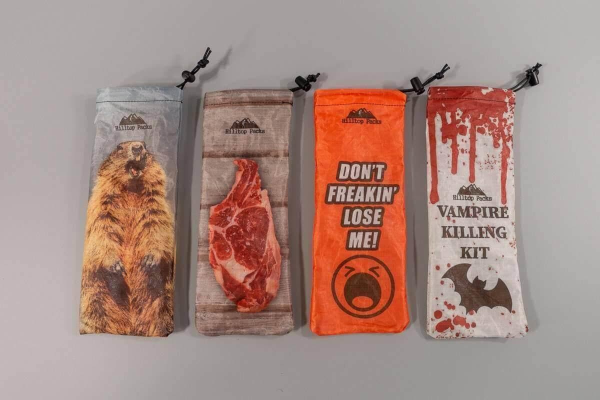 Ultralight Tent Stake Bag Funny Prints