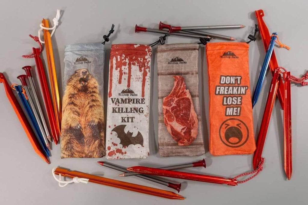 Ultralight Tent Stake Bag Funny Prints