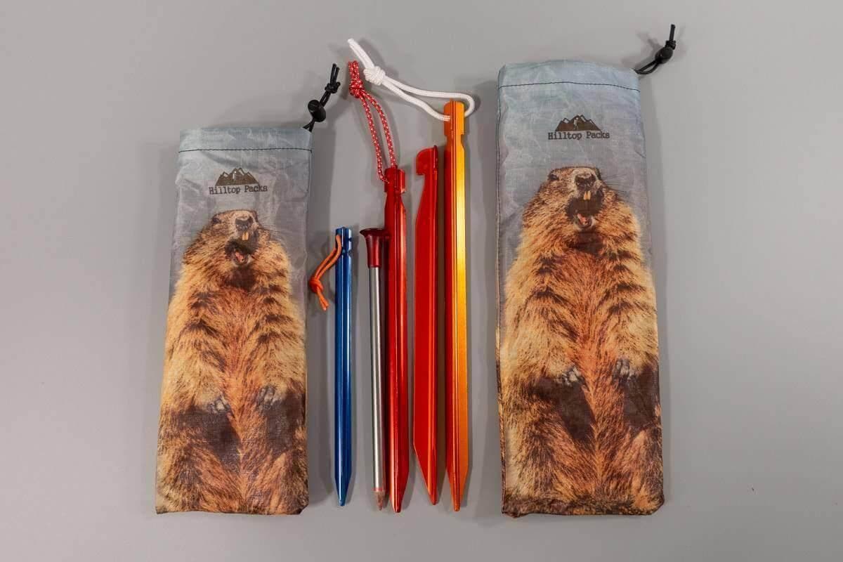 Ultralight Tent Stake Bag Funny Prints