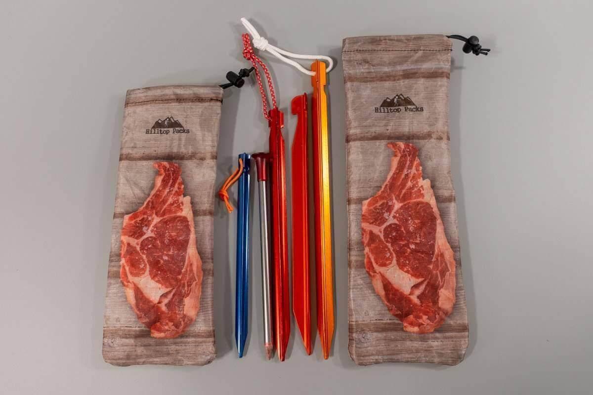 Ultralight Tent Stake Bag Funny Prints