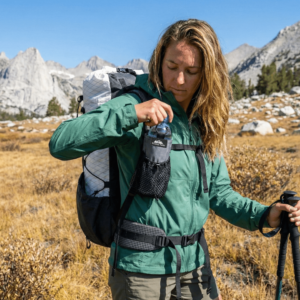 Ultralight Water Bottle Pouch (Shoulder Strap Mount)