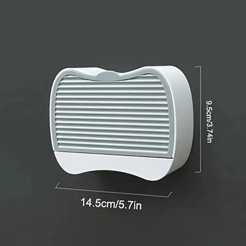 Unique Design Leaf Shape Soap Box Drain Soap Holder Box Bathroom Accessories Toilet Laundry Soap Box Bathroom Supplies Tray Gadgets