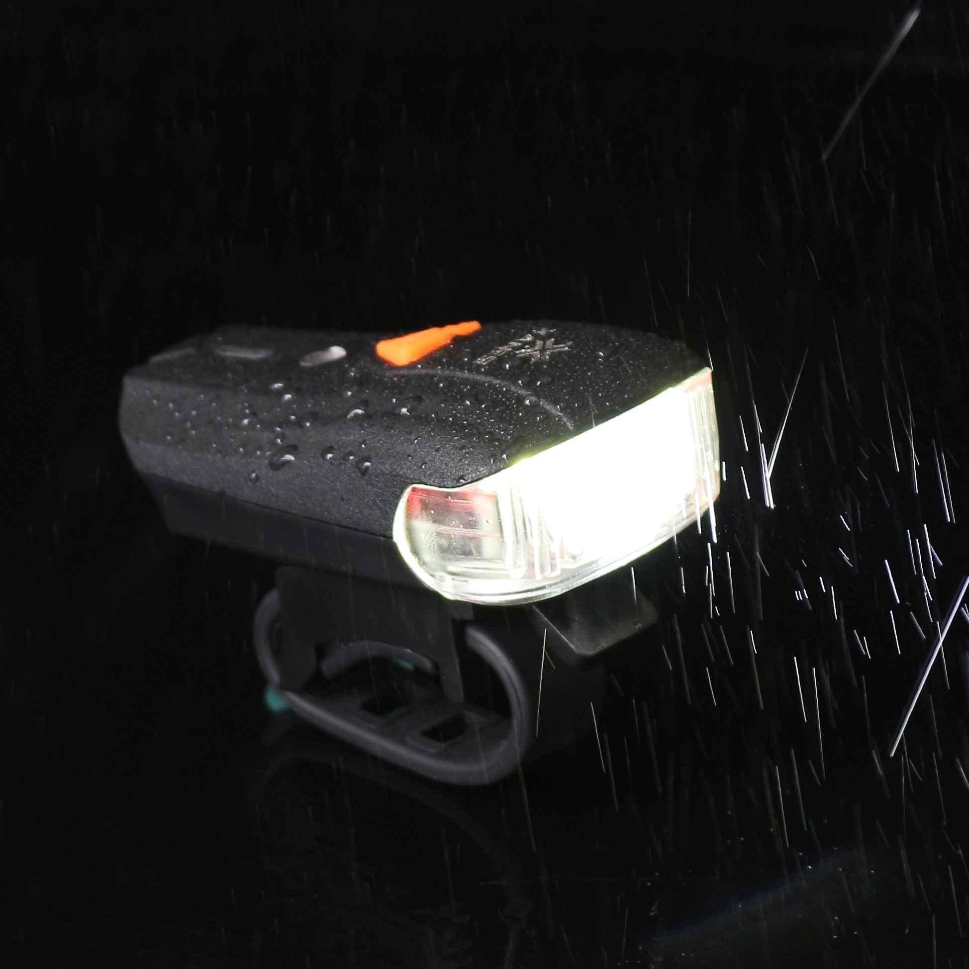 USB Rechargeable Headlight USB Flashlight Bike Bicycle 2LEDs 5modes Smart Sensor Super Bright Bike Light Front And Back Night Riding Spot lamp Electric Car Front Torch For Adults Kids Men Women