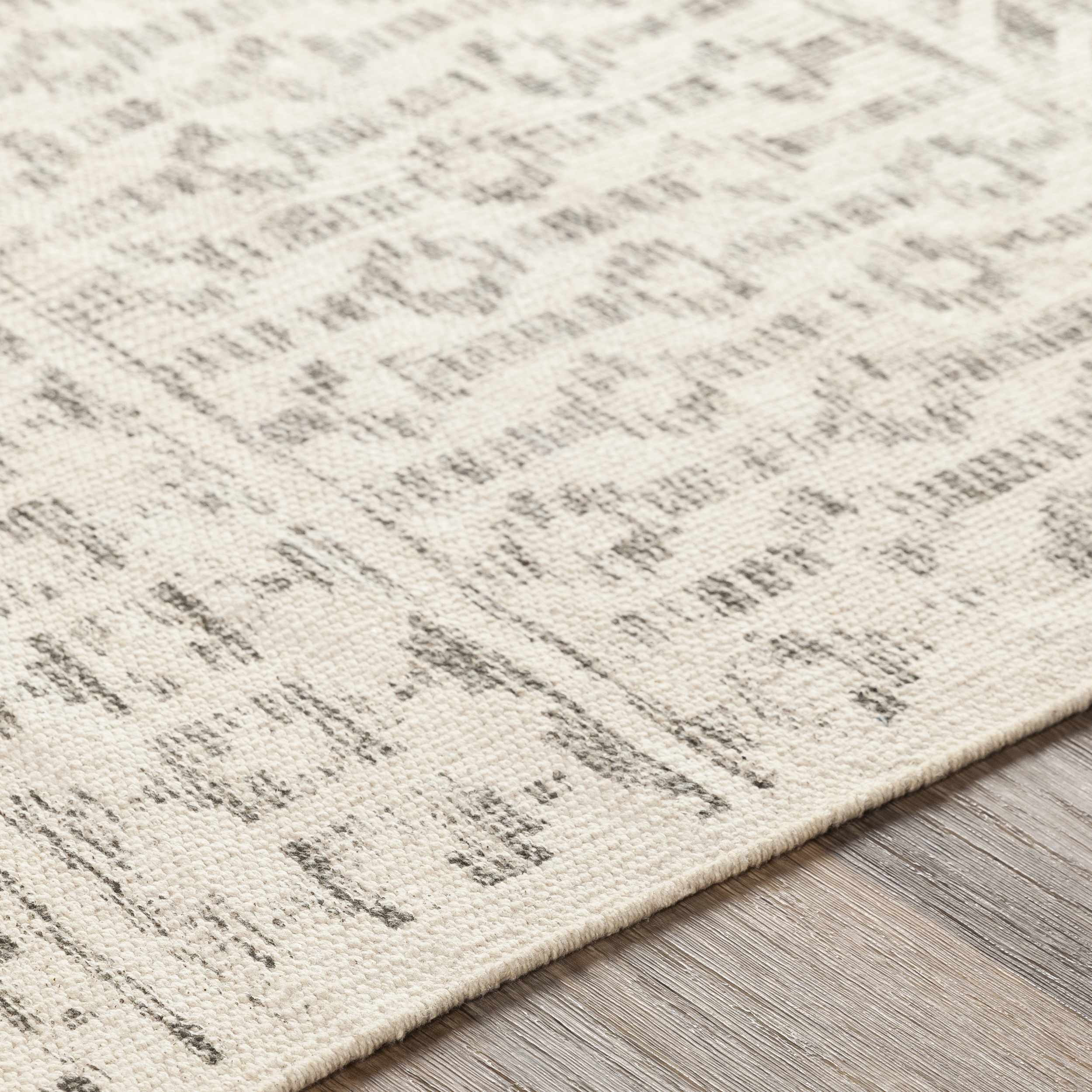 Valyermo Beige Hand Woven Cotton Rug - Clearance