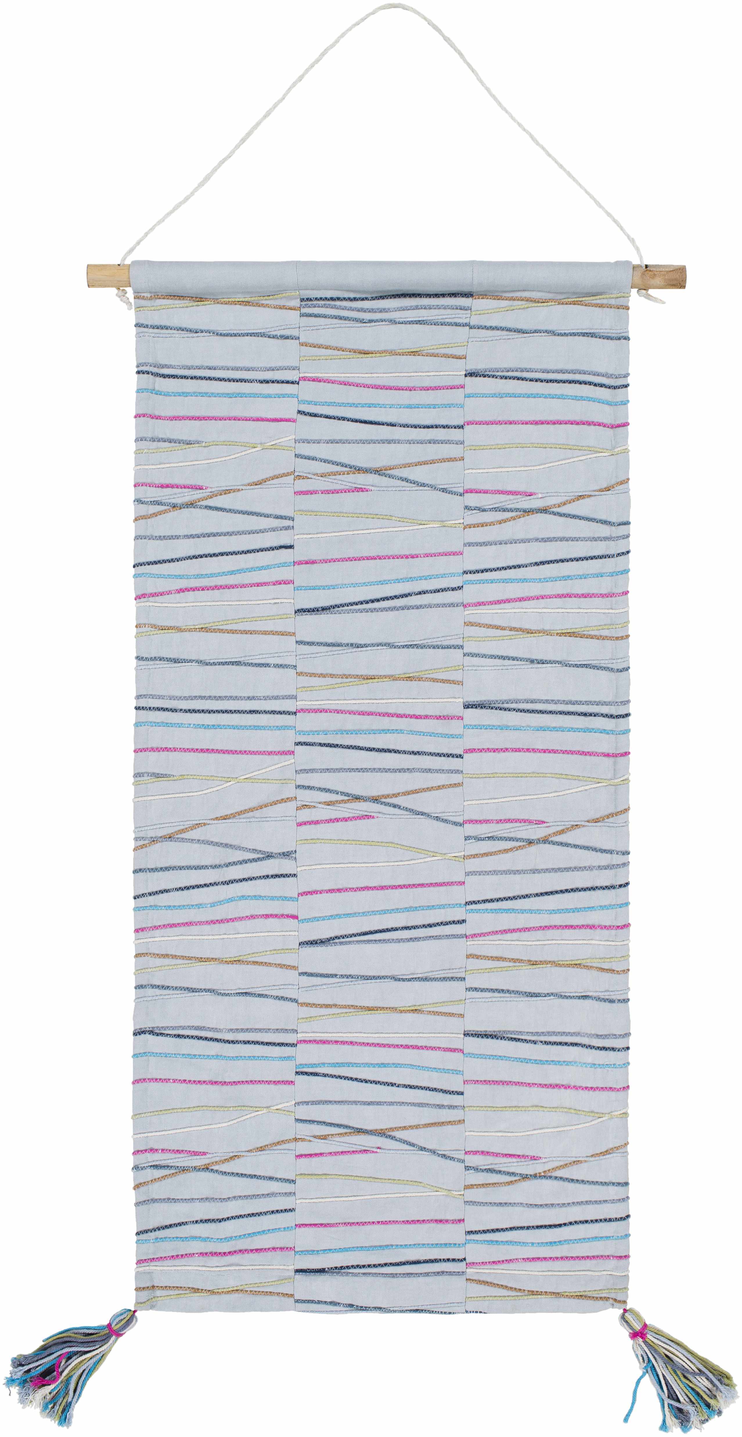 Verden Striped Multicolor Wall Hanging - Clearance