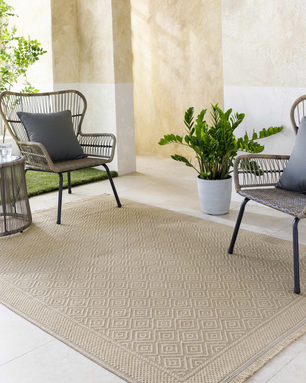 Veata Washable Jute Area Rug - Clearance