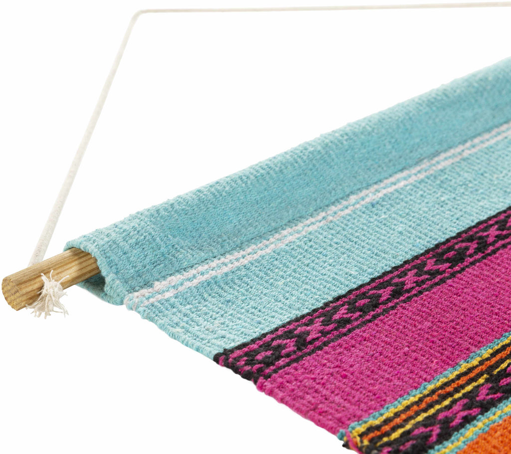 Wiri Multicolor Striped Tassel Wall Hanging - Clearance