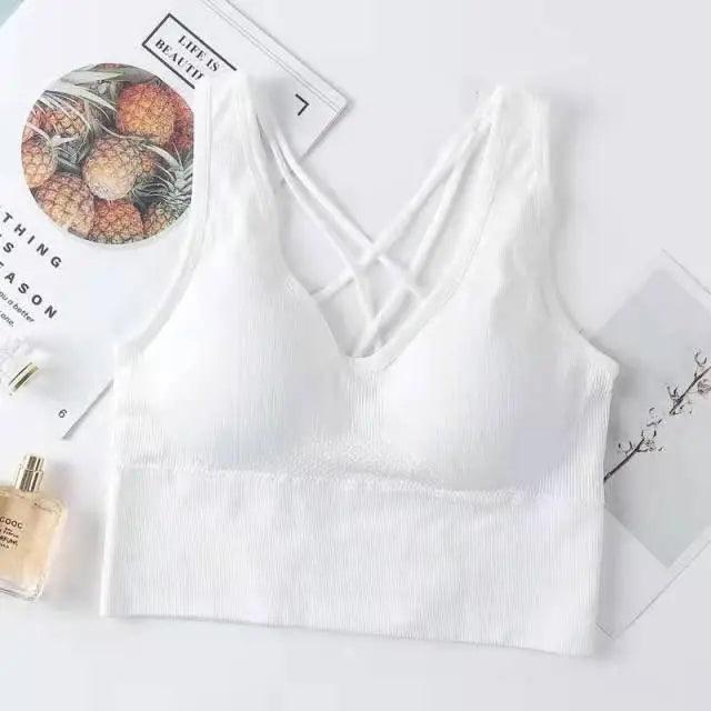 Women Sports Bra Sexy Brathable Sports Top Yoga Bra Push Up Top Female Gym Fitness Sports Underwear Female Seamless bra