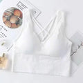 Women Sports Bra Sexy Brathable Sports Top Yoga Bra Push Up Top Female Gym Fitness Sports Underwear Female Seamless bra