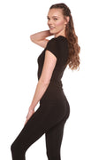 Women's 100% Bamboo Viscose Scoop Neck Short Sleeve T-Shirt