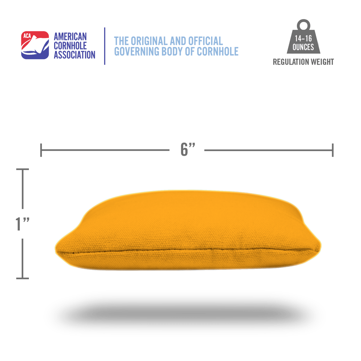 Yellow Daily 66x Cornhole Bags