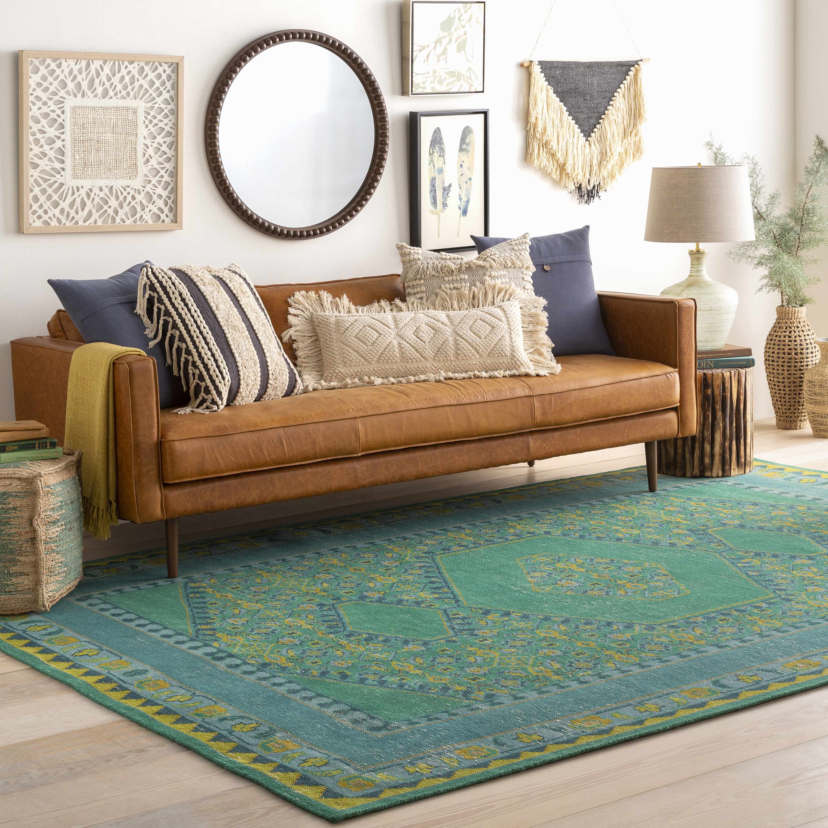 Dingus Jute and Wood Wall Hanging - Clearance